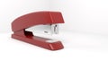Side Angle Red Stapler Shot Royalty Free Stock Photo