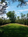 Well maintained gardens path Royalty Free Stock Photo