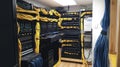 Well managed and clear designed Computer network server room with good cable management Royalty Free Stock Photo