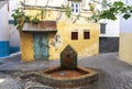 A well of Medina in Tangier, Morocco Royalty Free Stock Photo