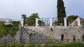 The well organized garden from Villa Rufolo, Ravello, Amalfi Coast, Campania, Italy Royalty Free Stock Photo