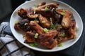 well roasted chicken wings Royalty Free Stock Photo