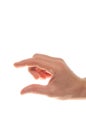 Well shaped male hand