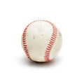 Well used baseball isolated Royalty Free Stock Photo