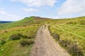 Well worn path to Higger Tor in Derbyshire