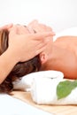 Wellbeing spa wellness massage Royalty Free Stock Photo