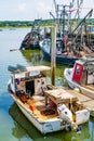 Wellfleet Cape Cod, MA 22 August 2019 Boats and ships, Wellfleet Harbor Area Cape Cod, MA US Royalty Free Stock Photo