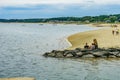 Wellfleet Harbor Area Cape Cod, MA US. Royalty Free Stock Photo