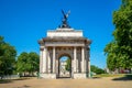 Wellington Arch, Constitution Arch in Green Park Royalty Free Stock Photo