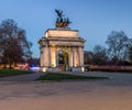 Wellington Arch at constitution hill Royalty Free Stock Photo