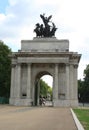 Wellington Arch Hyde Park Royalty Free Stock Photo