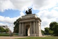 Wellington Arch Hyde Park Corner Royalty Free Stock Photo