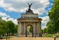 Wellington Arch at Hyde Park Corner in London, UK Royalty Free Stock Photo