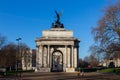 Wellington Arch Hyde Park Corner Royalty Free Stock Photo