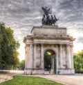 The Wellington Arch London Royalty Free Stock Photo