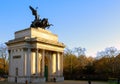 Wellington Arch in London, UK Royalty Free Stock Photo