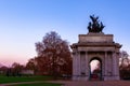Wellington Arch in London, UK Royalty Free Stock Photo