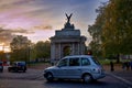 Wellington Arch monument in London, UK Royalty Free Stock Photo