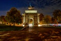 Wellington Arch monument in London, UK Royalty Free Stock Photo