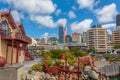 Wellington downtown street view, New Zealand Royalty Free Stock Photo