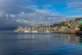 Wellington Harbour with sailing boats