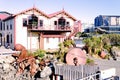 The Boatshed, home of the Star Boating Club on the Wellington Waterfront Royalty Free Stock Photo