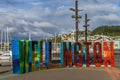 Wellington sign with letters