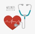 Wellnees healthcare lifestyle Royalty Free Stock Photo