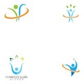 Wellnes symbol vector icon illustration. Royalty Free Stock Photo