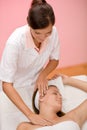 Wellness body care - woman at massage