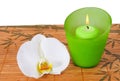 Wellness candle green Orchid