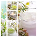 Wellness collage Royalty Free Stock Photo