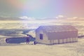 Wellness hut in Atacama desert