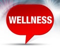 Wellness Red Bubble Background Royalty Free Stock Photo