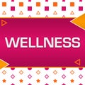 Wellness Pink Orange Basic Shapes Triangles