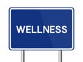 Wellness Road Sign