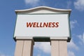 Wellness Sign Royalty Free Stock Photo