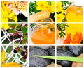 Wellness Spa Collage Royalty Free Stock Photo
