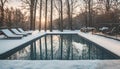 Wellness and Warmth in Winter Pool Retreats