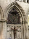 Wells Cathedral Astronomical Clock - Wells Cathedral - England Royalty Free Stock Photo