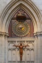 Wells Cathedral Astronomical Clock - Wells Cathedral - England Royalty Free Stock Photo