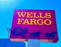 Wells Fargo sign Royalty Free Stock Photo