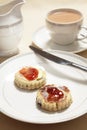 Welsh cakes at tea Royalty Free Stock Photo