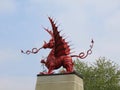 Welsh dragon in Mametz