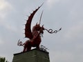 Welsh dragon in Mametz