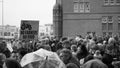 Welsh farmers demonstrate at Senedd, Cardiff, Wales, 28th February 2024