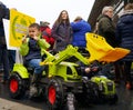 Welsh farmers demonstrate at Senedd, Cardiff, Wales, 28th February 2024