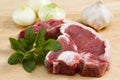 A Welsh lamb chop with herbs Royalty Free Stock Photo