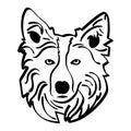 Welsh sheepdog vector eps Vector, Eps, Logo, Icon, Silhouette Illustration by crafteroks for different uses. Visit my website at h