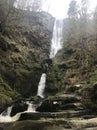 Welsh waterfall Royalty Free Stock Photo